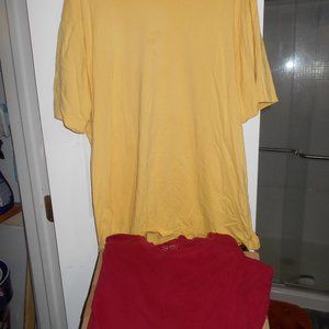 2X LL Bean Yellow Red